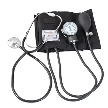1 Conjunto De Los Hogares Esfigmomanómetro Portátil Exacta Probador Profesional De Los Monitores De Presión Arterial Manual De Sangre Medidor De Presión