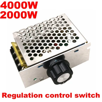 1 pcs 2000/4000W de Alta Potencia de Tiristor Electrónicos de Voltaje de la CA 220V de Regulador de Velocidad de Regulación Regulación de la Temperatura, interruptor de control de
