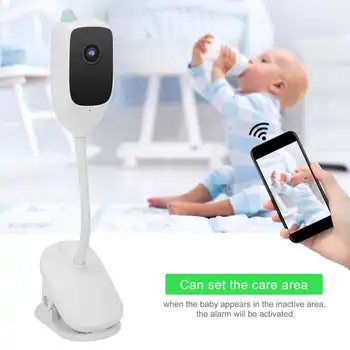 1080P Wifi Monitor del Bebé de la Temperatura de la Detección de Movimiento Noche de 2 vías de Audio de Casa CCTV 100-240V
