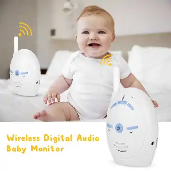 2.4 G Inalámbrico Bebé Monitor de Audio de Dos vías Hablar Digital Cuidado del Bebé del Monitor del Micrófono Integrado