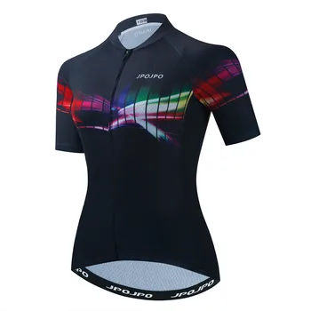 2021 Ciclismo Jersey de las Mujeres de Bicicleta de Carretera de Montaña MTB Superior Maillot de Bicicletas Camiseta de Manga Corta Chaqueta de moto de Carreras de Flores de colores