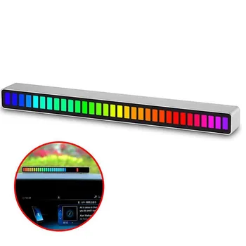 2023 CALIENTE del Coche LED RGB Luz de Tira de la Música Lámpara de Control Para fiat 500 stilo ducato palio bravo doblo grande punto linea