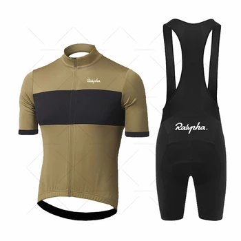 2023 Ralvpha Jersey de Ciclismo Conjunto de Verano Transpirable Ropa de Ciclismo MTB Ropa pantalones Cortos de Bicicleta Carrera de Bicicleta ropa Deportiva ropa ciclismo