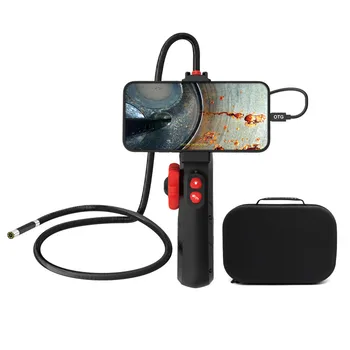 2MP 1080P 8mm 180Degree Dos Manera de Articular la Dirección Endoscopio Para Android ISO CMOS Boroscopio Otoscopio de la Cámara de Microscopio Digital