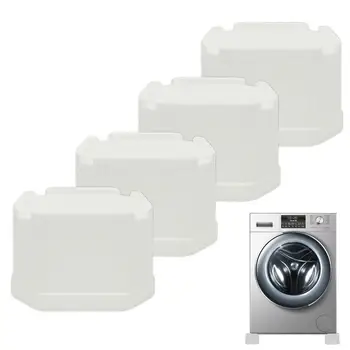4Pcs lavadora Almohadilla para los Pies Anti Vibración Pies Pad Universal a prueba de Golpes lavadora Refrigerador de Recaudación de la Base de Pastillas