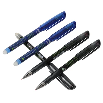 5PCS Baikingift Bolígrafo de Gel de Bolígrafo Borrable Azul Y Negro Pluma Mágica Suministros de Oficina Estudiante del Examen de Repuesto suministros de la Escuela de Escritura de 0,5 mm