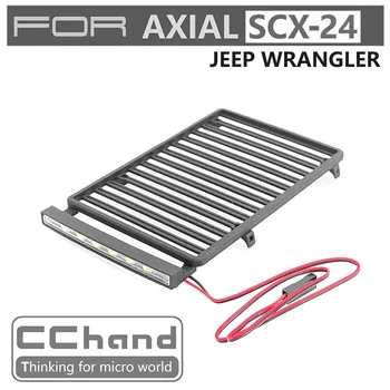ABS y Nylon Material del Bastidor del Techo Axial SCX24 Jeep Wrangler rc piezas de automóvil