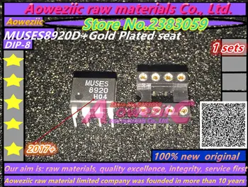 Aoweziic 2021+ 1pcs 100% Nuevo Original MUSES8920 + Chapado en Oro Asiento MUSES8920D DIP8 Doble Amplificador Operacional