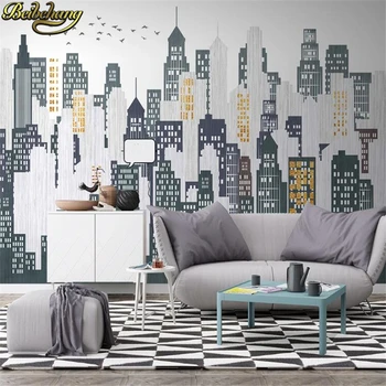 beibehang personalizado de Nueva York gran mural TV fondo pared de papel para la sala de estar dormitorio papel de parede 3d papel pintado para las paredes
