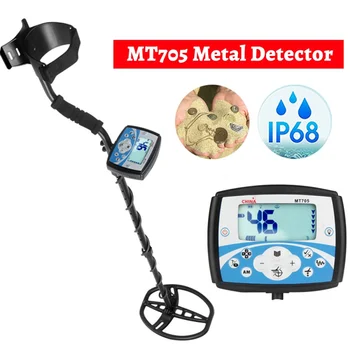 Detector de metales MT705 Pinpointer de Metro de Detectores de Metales de 270 mm Profundidad Impermeable Profesional Tesoro de Oro Detector de Todos