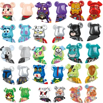 Disney Animal Super Oso De Papel Diseño De Bloques De Construcción Mech Hombre De Mini Figuras De Acción De Ladrillo De Juguete Educativo Para Los Niños Regalos De Navidad
