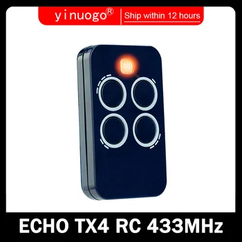 ECHO TX4 RC de Puerta de Garaje, Puerta de Control Remoto Abridor de 433 mhz Rolling Code Compatible Con el ECO de TX4 433 RC Transmisor de Mano