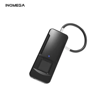 El bolso de la Cerradura de Huella digital portátil Mini smart inteligente de bloqueo Anti Robo Cerradura Biométrica candado para al aire libre del gabinete de la bolsa.