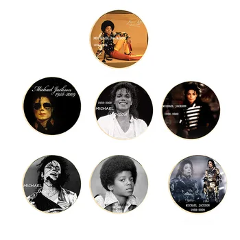 El Rey del Pop Famosa Estrella de Michael Jackson chapado en Oro Moneda Conmemorativa Pop Colección de Monedas Agradable Para los Fans de Regalo de Aniversario
