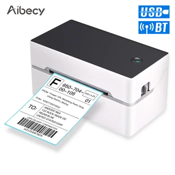 Escritorio Etiqueta de Envío de la Impresora USB/BT Directa Impresora Térmica de 40-80mm Papel Compatible con Amazon Ebay Shopify FedEx, USPS Etsy
