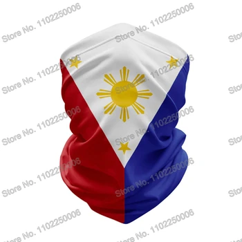 Filipinas Bandera De Ciclismo Cuello De Verano Headwear Multifuncional De La Magia De La Bufanda De La Pesca Senderismo Diadema De Deportes De Cara Pañuelo