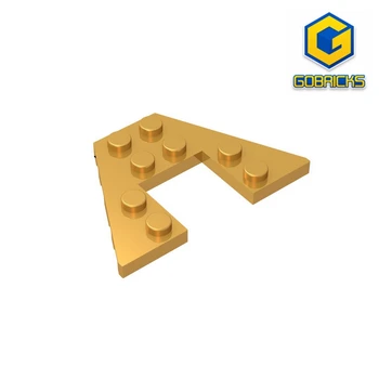 Gobricks GDS-759 PLACA de 6X4 W/ÁNGULO@4 x6 Cuña de placas compatibles con lego 47407 los juguetes de los niños Ensambla los Bloques de Construcción de Tecnología