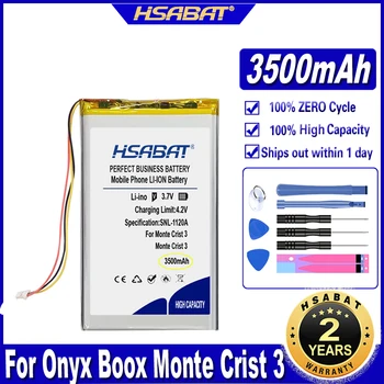 HSABAT Boox Monte Crist 3 3500mAh Batería para el Onyx Boox Monte Crist 3 Lector de Baterías