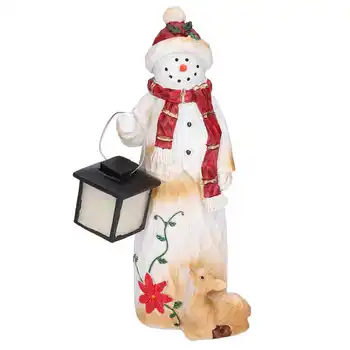 Muñeco de nieve de Figuritas Adorable Lindo muñeco de Nieve Adornos de Colores Brillantes para la Oficina de Biblioteca para el Hogar