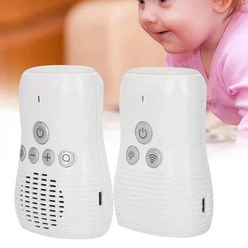 Nevera Bebé Monitor de Audio de Dos vías Hablar Bebé de Intercomunicación Inalámbrica Luz de la Noche en Casa de un Dispositivo de Seguridad seguridad de los niños