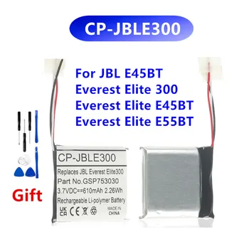 Original GSP753030 Batería ireless la Batería del Auricular CP-JBLE300 Para JBL E45BT, Everest Elite 300, Everest Elite E45BT, E55BT+Herramientas