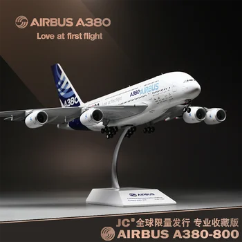 Original JC ALAS de simulación de aviones de Airbus A380 modelo 1:200 de la aleación de avión prototipo primer vuelo conmemorativo de regalo