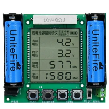 Pantalla LCD Capacidad de la Batería Probador MAh MWh Batería de Litio Digital de la Energía de la Batería Módulo Detector de Probador de la Batería 18650
