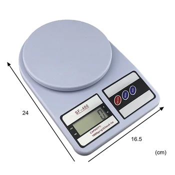 Portátil de 10 kg 1g balanza Digital LCD balanza Electrónica Romana balanza de Cocina Postal de Balance de Alimentos de Medición de Peso Libra
