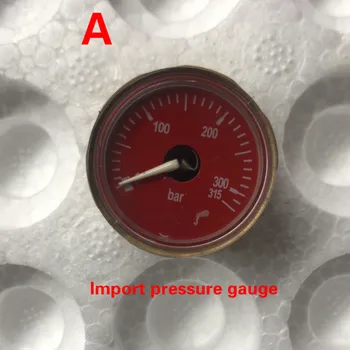Rosca m10 G1/8 medidor de Alta presión Manómetro de Presión de Aire de oxígeno /nitrógeno/Acetileno Medidor Medidor de Gas regulador de presión