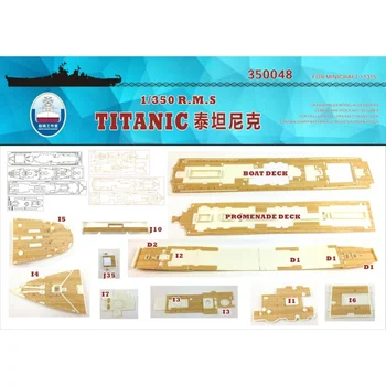 Shipyardworks 1/350 Cubierta de Madera RMS TITANIC para MINICRAFT 11315 (350048)
