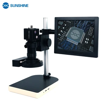 SOL MS8E-01 HD Digital Microscopio electrónico para el Tablero del PWB de Reparación de la Amplificación de la Lupa 21-135 veces de aumento