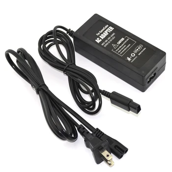 US /EU/UK/AU Plug Adaptador de CA de 100-240 fuente de alimentación Adaptador de Gamecube para N-G-C de la consola con el cable de alimentación