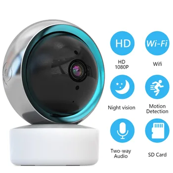 ZA08 1080p Webcam Interior de la Cámara Wifi Inteligente de Monitoreo Remoto de la Voz del Intercomunicador de la APLICACIÓN de Control Remoto