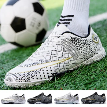 Zapatos del fútbol de la Sociedad de los Niños Botas de Fútbol de Entrenamiento de Calzado deportivo Tf Fg Tobillo zapatillas de Fútbol Zapatos de Fútbol Niños