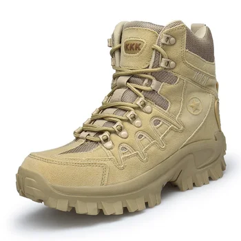Zapatos masculinos para Hombres botas Militares de Combate de los Hombres de Tobillo de Arranque Táctica Gran Ejército de Inicio de Trabajo de los Zapatos de Seguridad Motocycle Botas Botas Hombre