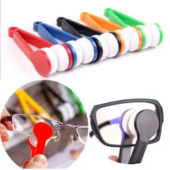 1-4Pcs/Set Portátil Multifuncional Gafas de Limpieza Frote de Gafas Gafas de sol Gafas de Microfibra Limpiador para la Limpieza de los Pinceles