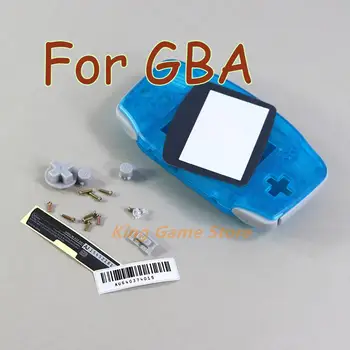 1 juego Completo conjunto especial de vivienda de shell cubierta de la caja w/ botones de la etiqueta engomada de tornillo para la Game Boy Advance GBA Brillan en la Oscuridad
