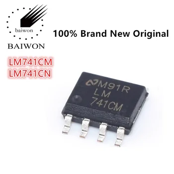 100%Nuevo Original LM741 Serie LM741CM LM741CN Amplificador Lineal de Búfer Amplificador Operacional IC Chip