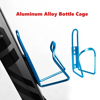 2 Piezas de Bicicletas Botella Jaula de Aleación de Aluminio de Peso Ligero 34 g de Múltiples Colores de Fábrica al por mayor Apto Para Muchos Tipos de Bicicletas
