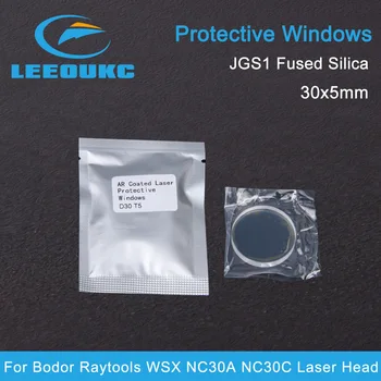 200Pcs/Lot Laser de la Fibra de Protección de la Lente del espejo/de Protección de Windows 30x5 Láser de Fibra WSX Raytools Bodor PR ospri Cabezal de Corte por Láser