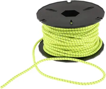 3mm de Choque Cuerdas Elásticas Elásticas Cuerdas para la Supervivencia al aire libre, Camping Senderismo embarcaciones, la Elaboración de Engranaje de Paquetes - Verde