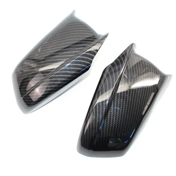 3Pairs de Fibra de Carbono Espejo Cubre Ajuste Para Bmw Serie 5 F10/F11/F18 Pre-Lci 11-13 Tapas de Espejo de Sustitución de Tapas de Espejo