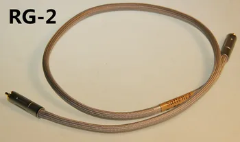 4N plata pura coaxial de cable digital de alta fidelidad de audio coaxial cable de fiebre cable 9999 plata cable RG-1 RG-2