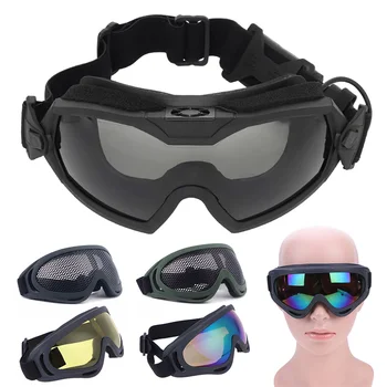 Anti-skid Táctica Gafas Anti-Vaho Gafas de protección resistente a los Arañazos de los Ojos Protección de la Táctica Oculares de la Caza de Seguridad en los Deportes de Gafas de