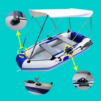 Barco inflable del Dosel Kayak UV de la Pesca de la Carpa en Canoa capota Parasol