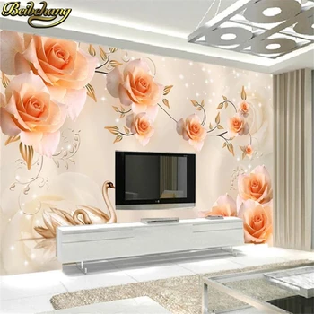 beibehang 3D estereoscópico, papel tapiz para paredes 3 d mural de papel pintado dormitorio salón de TV de Fondo de papel de parede de papel de pared
