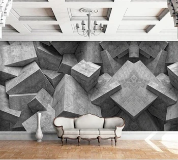 beibehang Personalizado en 3D papel pintado de la moda moderna realista en blanco y negro de piedra de ladrillo de la pared de la sala de estar decoración de fondo