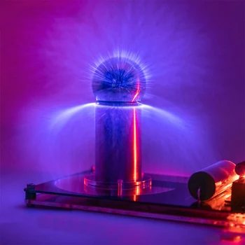 Bobina de Tesla arco de la fuente de 9V 3A ultra-mini luz artificial generador de 5CM bobina de Tesla arco de la fuente