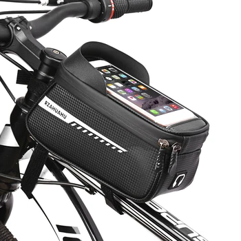 Cuadro de la bicicleta Frente a la parte Superior del Tubo de la Bolsa Impermeable de la Bicicleta de Montaña de Maletas Silla Reflectante de la pantalla Táctil de Teléfono de la Bolsa de Xiaomi iPhone