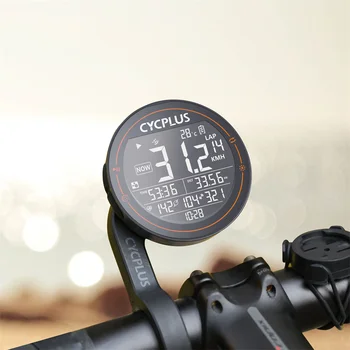CYCPLUS M2 Ciclismo Accesorios para Bicicletas GPS, Ordenador de Bicicleta Inalámbrica ANT+ Bluetooth Impermeable Velocímetro de Bicicleta Cyclocomputer
